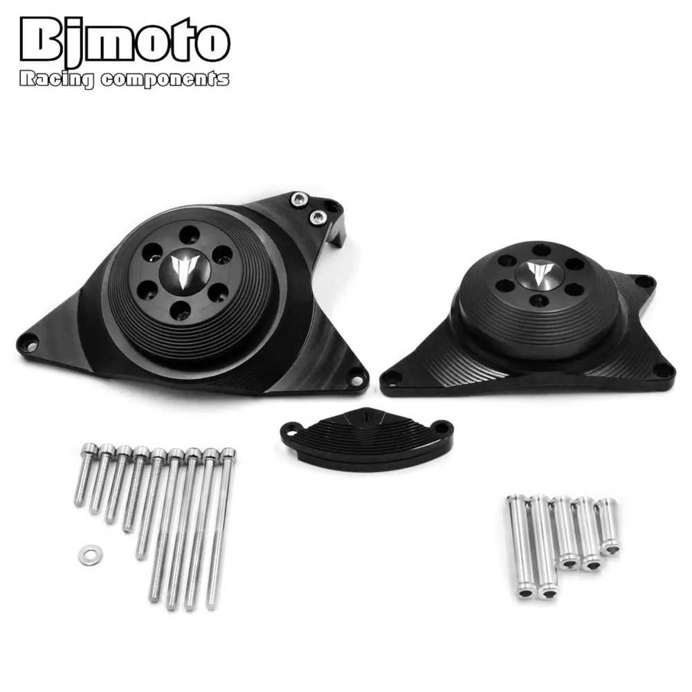 

Bjmoto Motorcycle moto MT-09 FZ-09 Engine Stator Case Cover Engine Protective Cover Protector For Yamaha MT09 FZ09 2013-2017