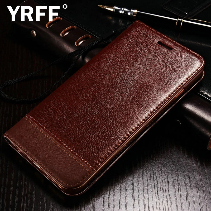 

YRFF Leather Wallet Case with Card Slot Stand Flip Case Cover For samsung galaxy s6 egde plus/note5/s7 edge Coque Accessories