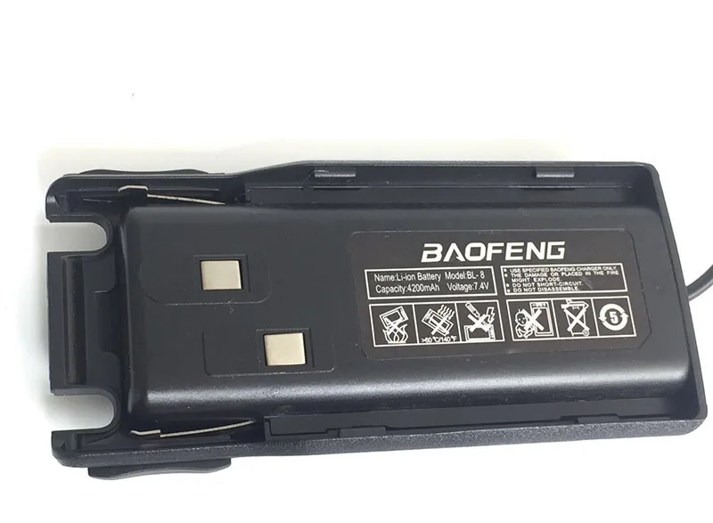 New Baofeng UV 82 Walkie Talkie Car Charger Battery Eliminator Adapter for Baofeng UV-82 Ham Radio Amador Hf Transceiver (9)