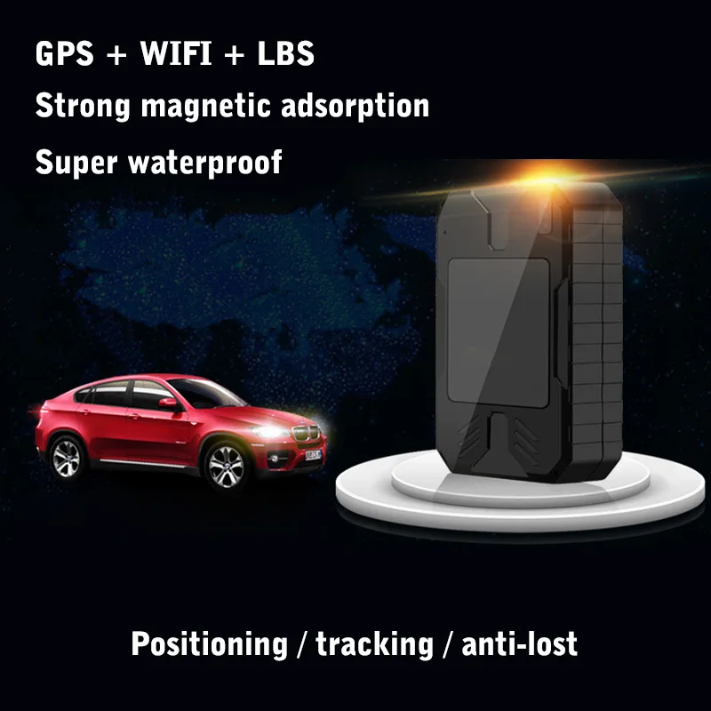 Автомобильный GPS трекер IP67 водонепроницаемый 5 м позиционирование в реальном
