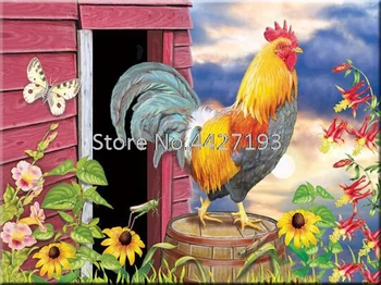

full diamond painting Cock handmade diamond embroidery Animal stickers 5d diy diamond pictures of rhinestones Mosiac