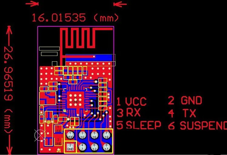 NRF24AP2-8CH модуль беспроводной сети/GPRS модуль связи/zigbee модуль черный чип NRF24AP2 8CH