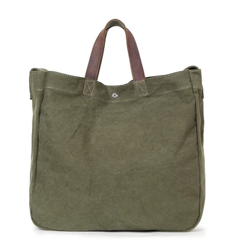 

Vintage Military Canvas Leather Men Shoulder Bag Crossbody Bag Men Bag Tote Handbag Canvas Messengera Bag Men Leisure male