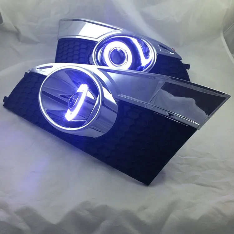 Новинка! Супер яркий DRL COB angel eye (6 цветов) + объектив проектора галогенная