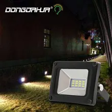 강화 유리 패널 고급 방수 shockproof 10 w 20 w 30 w 50 w smd ip65 야외 led 램프 높은 전원 led 투광 조명 정원(China)