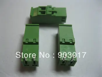 

30 Pcs Per Lot 5.08A 5.08mm Angle 2 pin Screw Terminal Block Connector Pluggable Type HIGH Quality HOT Sale