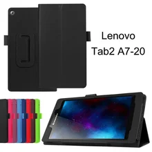 Для lenovo Tab 2 A7-10 A7-10F A7-20 A7-20F Tab2 A7 20 10 планшетный чехол Чехол откидной держатель мода из искусственной кожи чехол+ Защитная пленка на экран