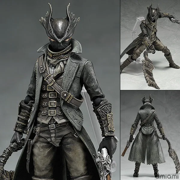 Gra Bloodborne figurki Figma 367 Hunter Model zabawki 15 cm