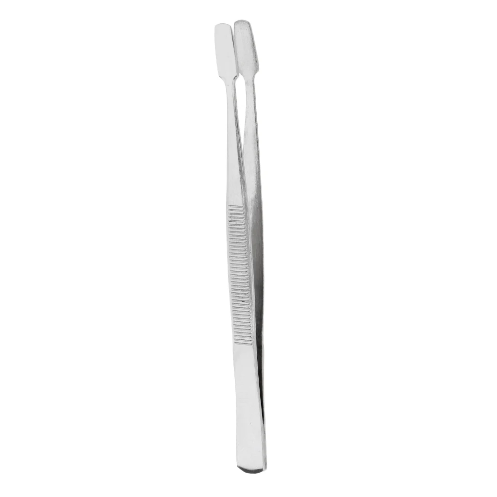 Stainless Steel Tweezer for Eyelash Extension Precision Lash Adhesive Makeup Applicator Tool