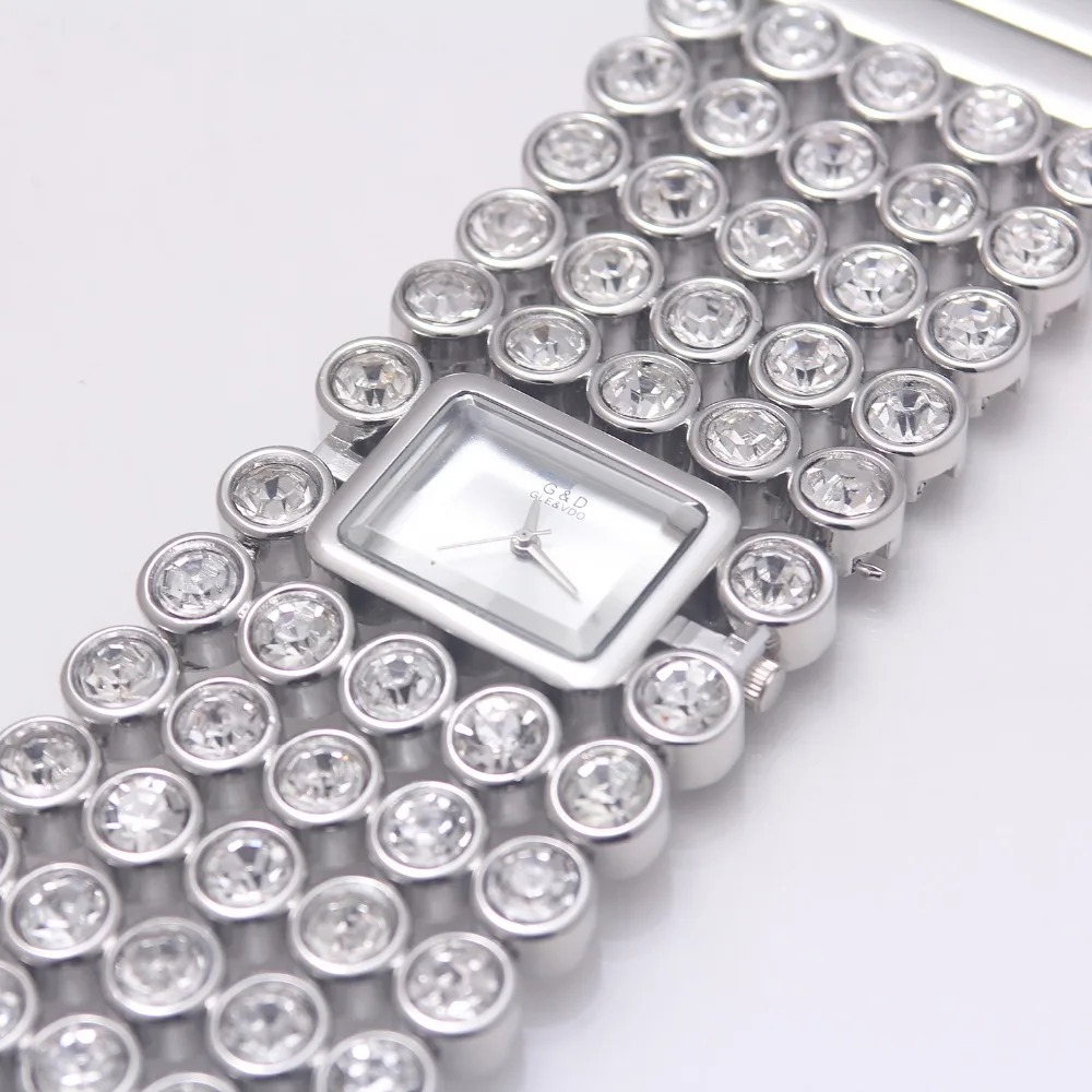 2017 г & D Для женщин Кварцевые наручные часы Лидирующий бренд роскошные золотые Леди браслет Часы часы Relojes Mujer Relogio feminino подарки