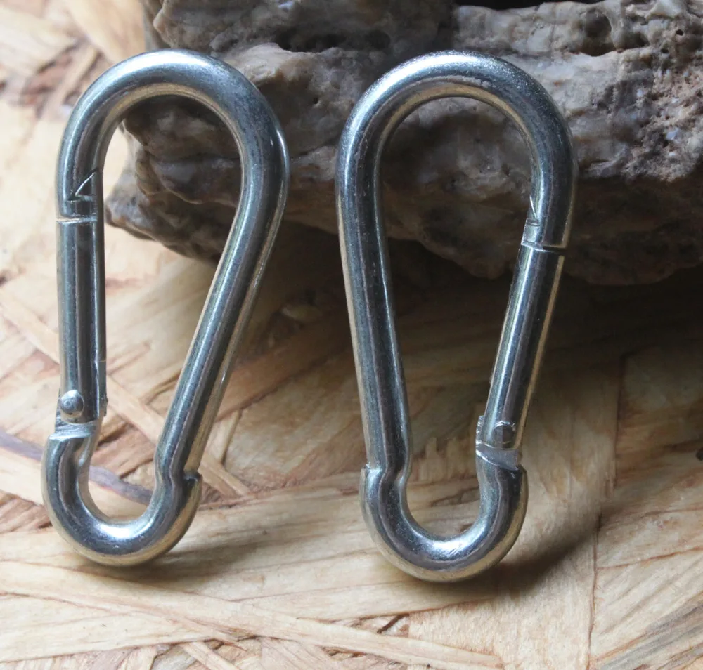 Stainless Steel Quick Link Carabiner with Threaded Nut Snap Link Chain
