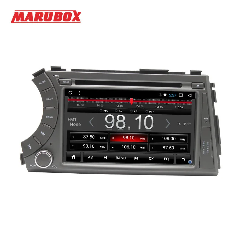 MARUBOX 7A606DT3 Штатное Головное устройство для Ssangyong Kyron Actyon 2005- Android 7.1.2 Четырехядерный процессор Allwinner T3,1024*600 IPS Оперативная 2GB,Встроенная 32GB DVD GPS радио aвтомагнитола мультимедиа