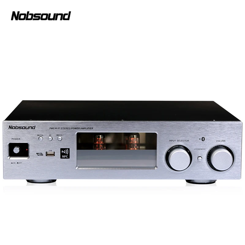 Nobsound PM5 250W High End HiFi 2.0 Vaccum Tube stereo Amplifier NFC Bluetooth Home Audio Amplifier USB/FLAC/APE 80W+80W Nobsound PM5 250W High End HiFi 2.0 Vaccum Tube stereo Amplifier NFC Bluetooth Home Audio Amplifier USB/FLAC/APE 80W+80W
