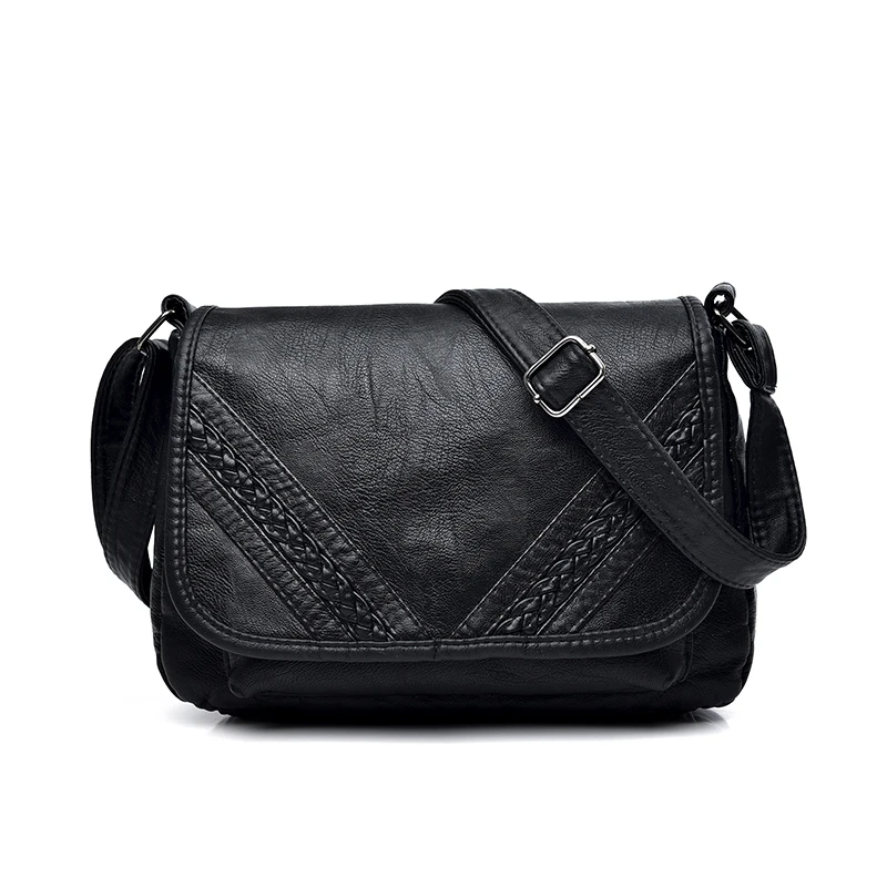 

Fashion Women Shoulder Messenger Bags High Quality Soft Leather Handbags Sac a Main Causal Portable Crossbody Bags Totes Bolsos