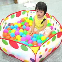 1,2 м красочные шестиугольник открытый Крытый океан мяч Яма бассейн детская игра игрушка палатка