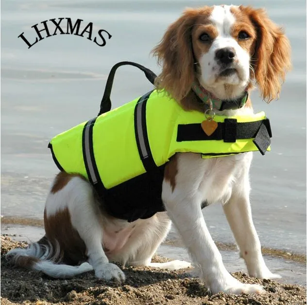 

Breathable Pet Dog Life Jackets Safety Vest For Large Dogs Swimming Suit Summer Pet Clothes 7 Sizes D209