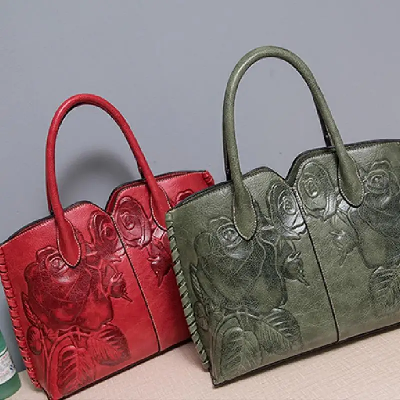 LJL-женская сумка из натуральной кожи для женщин, роскошная сумка, женская сумка-мессенджер с тиснением, брендовая Сумка-тоут