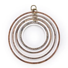 DIY フレーム刺繍フープリングラウンド手針仕事家庭用ミシンツール実用的なクロスステッチ機械木製 12-29 センチメート(China)