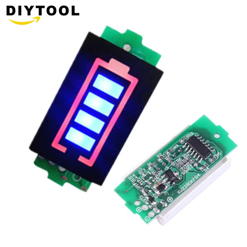 

1S 18650 Li-po Li-ion Lithium Battery Packs Battery Capacity Indicator Meter Power Level Tester Module Display Board Panel