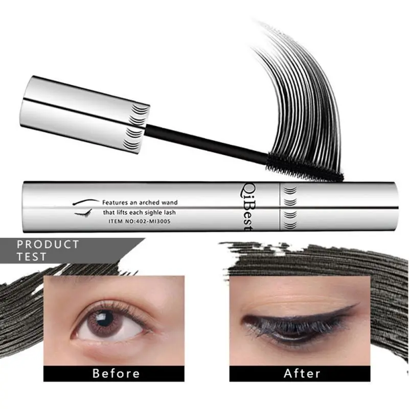 

JL461pcs Waterproof Eye Mascara Makeup Long Eyelash Silicone Brush curving lengthening colossal mascara 2016 TF