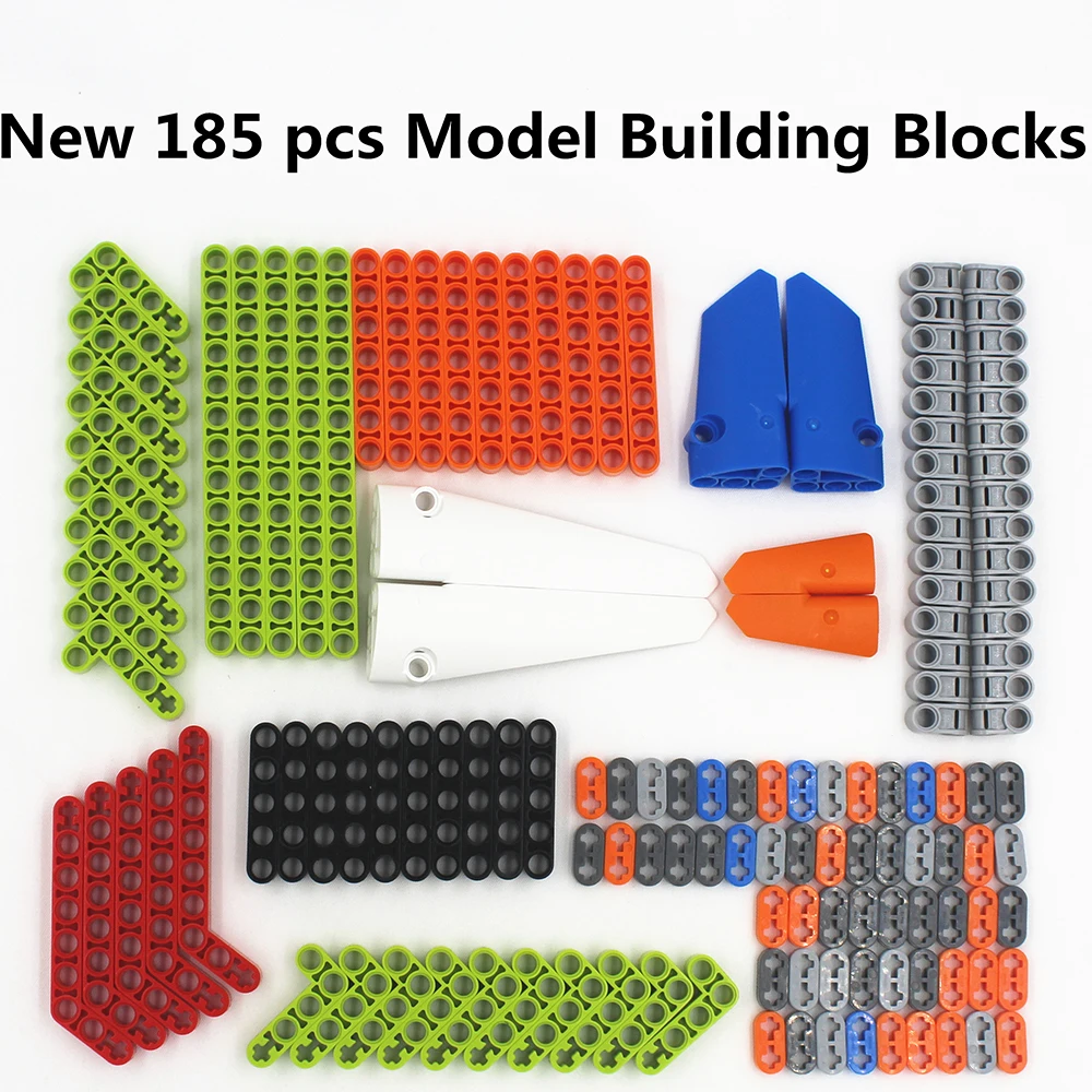 HOT 185pcs model building blocks toys MOC technic parts building bricks children toys studless beams frams compatible with Lego