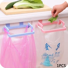 1PC Plastic Garbage Bag Rack Portable Hanging Trash Rubbish Bag Storage Rack Holder Kitchen Gadgets Storage Rack dropshipping