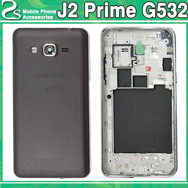 

Rear New G532 Battery Cover For Samsung Galaxy J2 Prime G532 G532F Full Housing Mid Bezel Back Door+Middle Frame