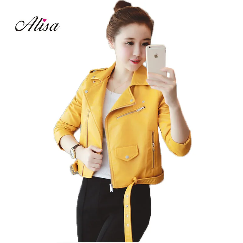 ladies short yellow jackets