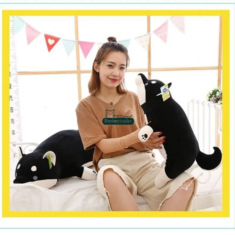 Dorimytrader New Pop 100cm  Big Soft Animal Akita Plush Toy Pillow 39inches Stuffed Cartoon Anime Shiba Inu Dog Doll Great Gift DY61612 (8)_1