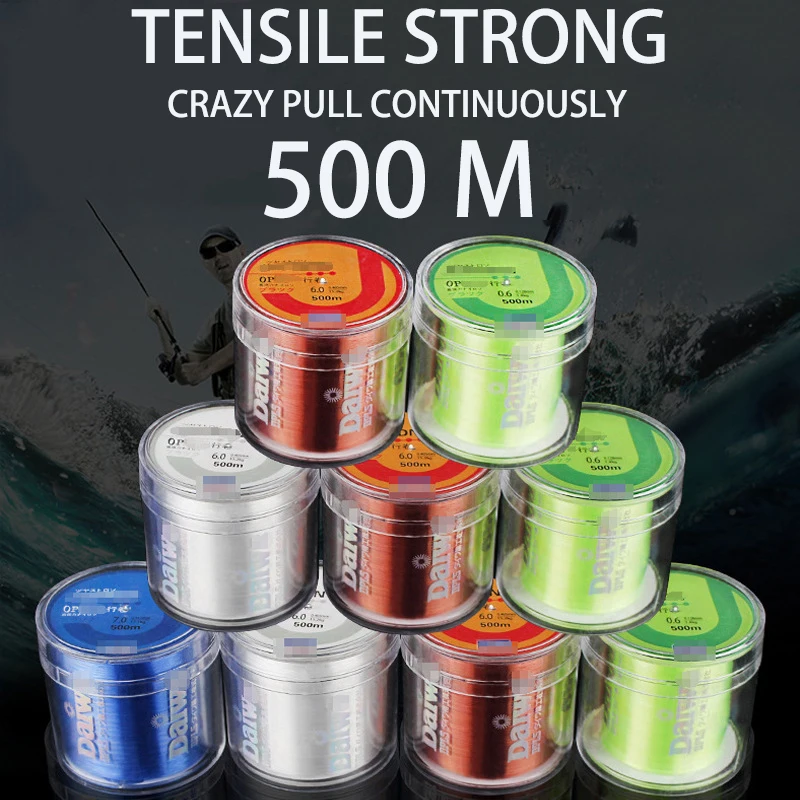 500M Super Strong Fishing Line Nylon Line 2 32LB Monofilament Japan