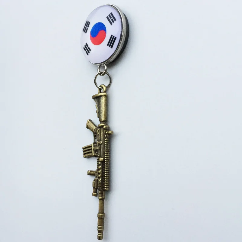 Корея туристический сувенир комбинированный сплав магнитные наклейки холодильник
