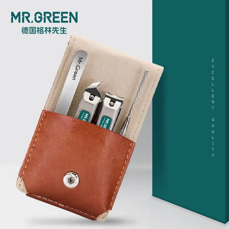 Набор профессиональных кусачек для ногтей MR.GREEN из нержавеющей стали домашние