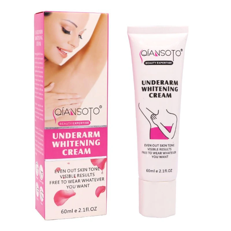 

60ml Underarm Whitening Cream Body Dark Skin Armpit Legs Knees Private Parts Bikini Underarm Inner Thigh Body Whitening Cream