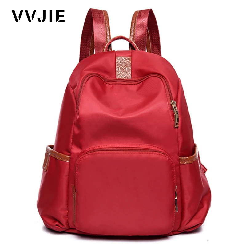 VVJIE Brand Women Backpacks Famous Brands Fashion Lady Nylon Backpack