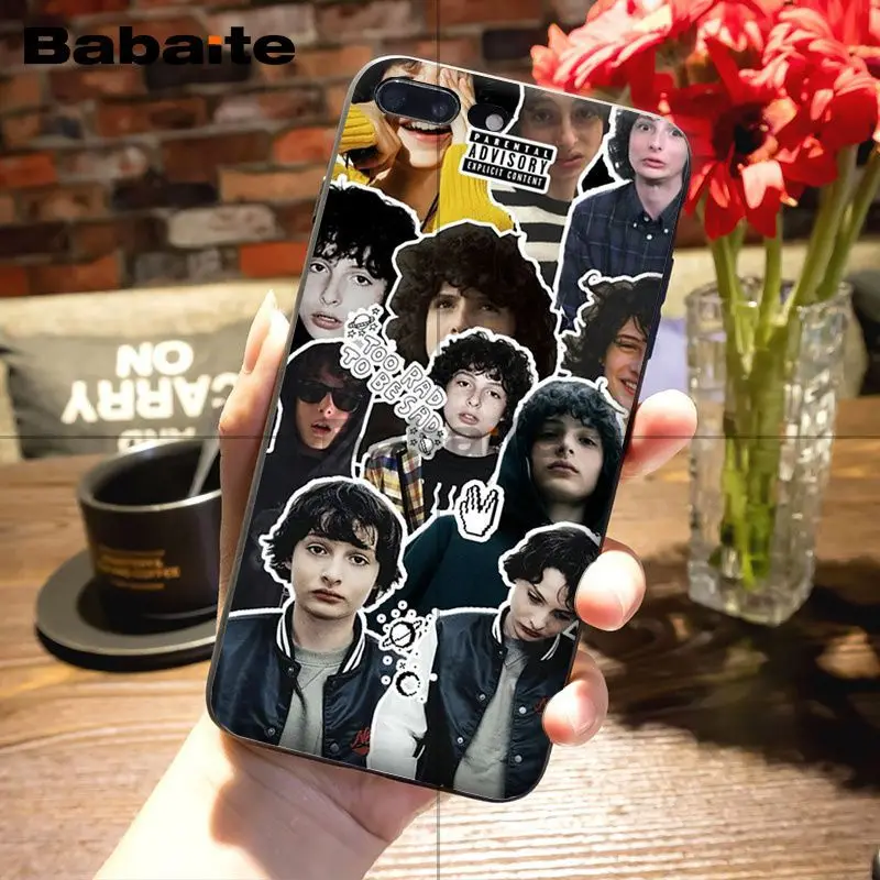 Babaite Finn Wolfhard Stranger Things TPU черный чехол для телефона для Apple iPhone 8 7 6 6S Plus X XS MAX 5 5S SE XR 11 11pro 11promax - Цвет: A5