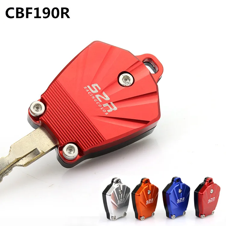 

motorcycle keys cap Redress decoration key head for HONDA CB190 CBF190R CBF190 aluminum keys Protective cover