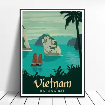 

VINTAGE VIETNAM Painting Canvas poster Wall Art Pictures for Living Room Home Decoration No Frame