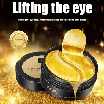 

30 Pairs Gold Collagen Eye Mask Removing Dark Circles Firming Whitening Sleep Mask KG66