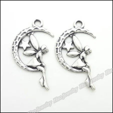 

16 pcs Charms Angel Pendant Tibetan silver Zinc Alloy Fit Bracelet Necklace DIY Metal Jewelry Findings