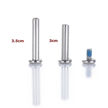 30mm / 35mm crianças patins inline sapatos de skate parafuso de patinação unhas para o bloco freio roda de patinação eixo rodas