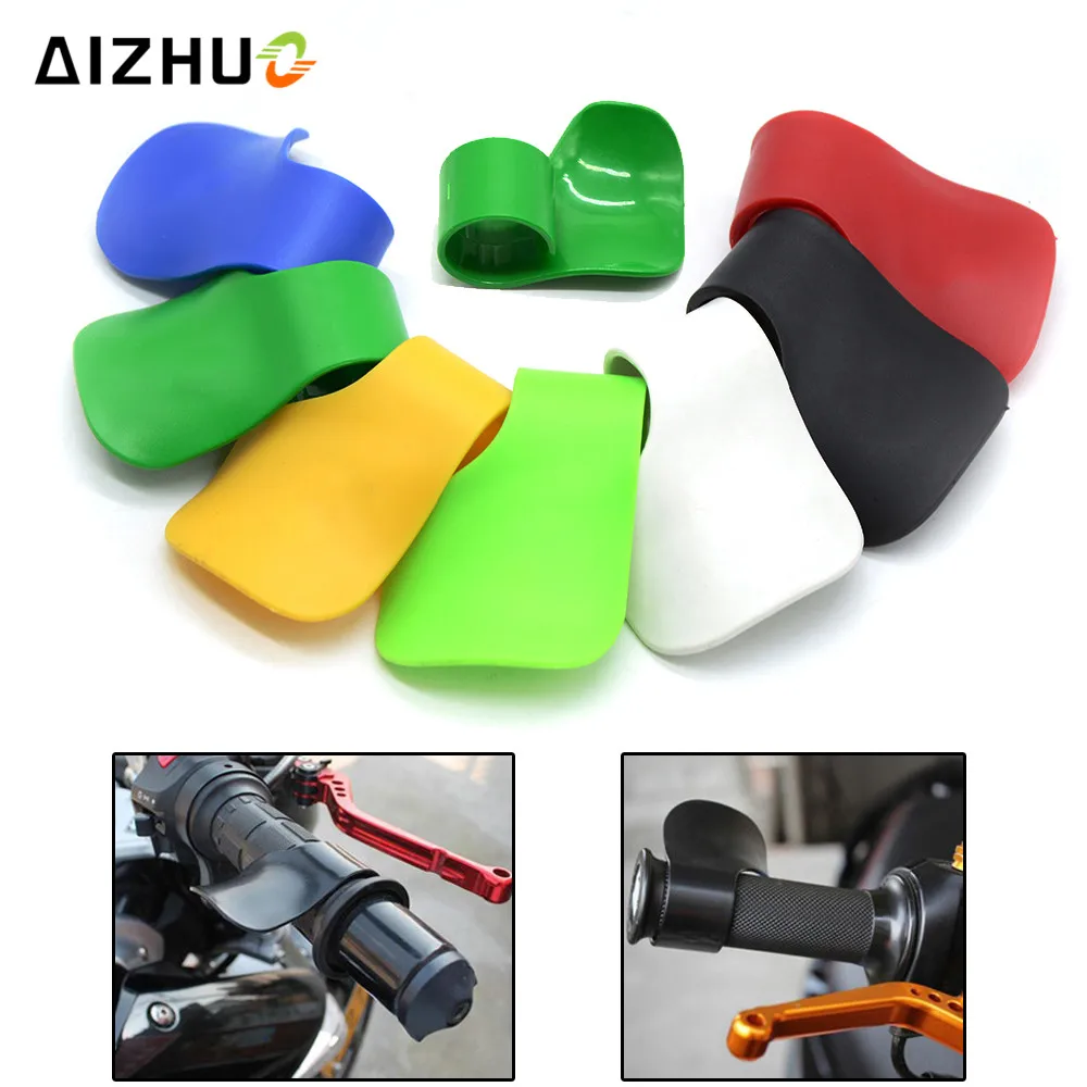 Universal New Carbon Fiber Color Motorcycle Throttle Clamp Cruise Aid Control Grips Handlebar Refueling Aid Throttle Booster