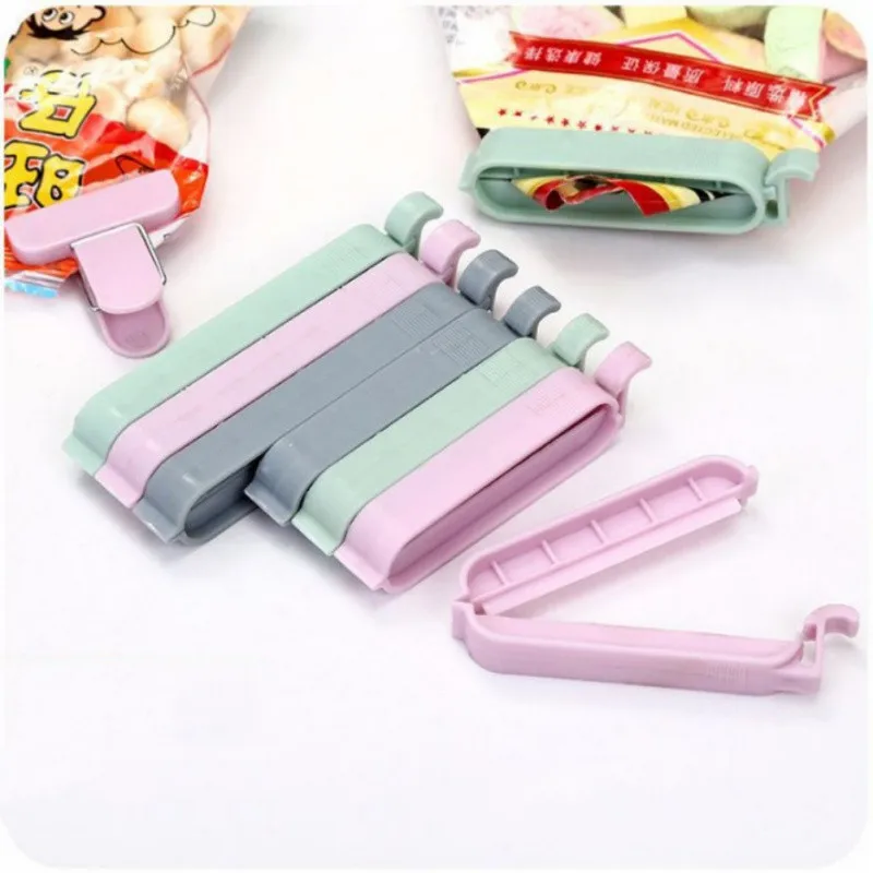 

12Pcs/set Bag Clips Househoud Food Storage Bag Sealer Kitchen Tool accessories Mini Vacuum Sealer Clamp Food Clip