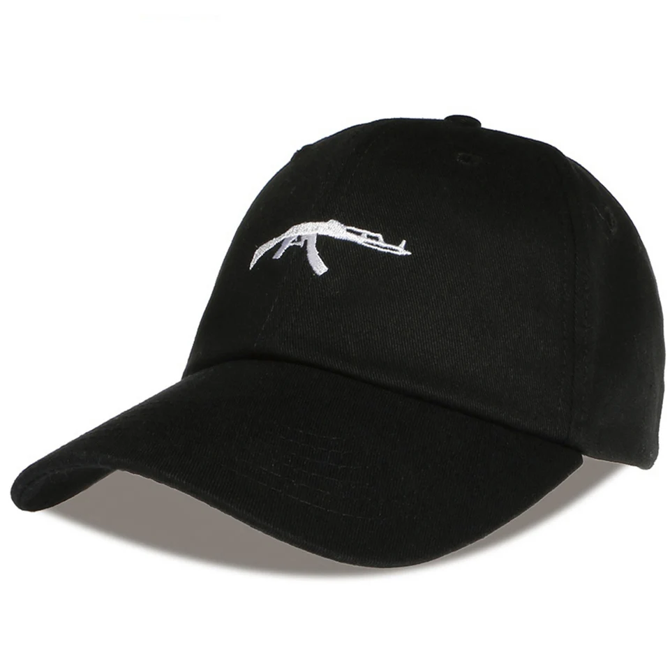 УЗИ пистолет Бейсболки мужская Кепка snapback хип-хоп папа шляпа для женщин шапка