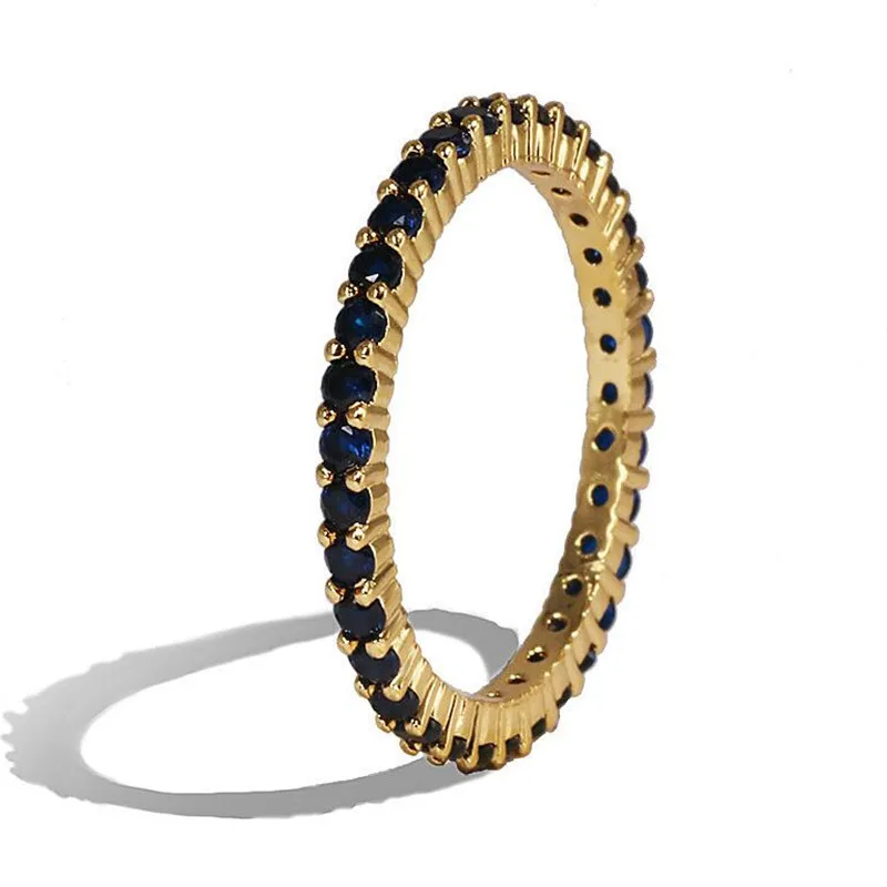 AOTEMAN, Радужное кольцо, 47 цветов, багет, кубический цирконий, cz, позолота, обручальное кольцо, кольцо для женщин, ювелирные изделия из стерлингового серебра 925 пробы