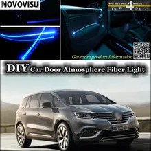 Novovisu для Renault Espace подкладке окружающий свет атмосферу волоконные оптические фары внутри дверь Панель освещение не EL свет