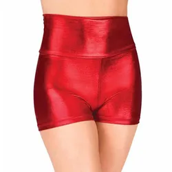 ICOSTUMES Womens High Waist Dance Shorts Metallic Gymnastics Shorts Adult Gold Workout Shorts Girls Stage Performance Shorts ICOSTUMES Womens High Waist Dance Shorts Metallic Gymnastics Shorts Adult Gold Workout Shorts Girls Stage Performance Shorts