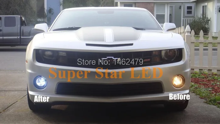 P13W 6000K белые светодиодные лампы высокой мощности XBD DRL Для 2010 Up Chevy Camaro дневные