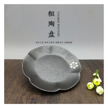 

RSCHEF Retro features creative cooking disc lotus leaf hotel hotel tableware plate fruit cold dish restaurant dish