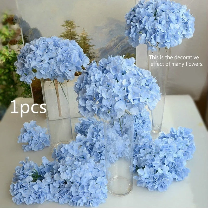 

1pcs/lot Colorful Decorative Flower for Wedding Party Luxury Artificial Hydrangea Silk DIY Flower Decoration for Vase