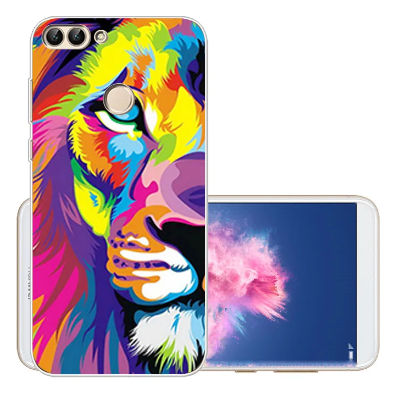 Arvin Soft Protective Case FOR Huawei P Smart Painting Silicone Back Cases FOR  Enjoy 7s FOR P9 lite Y3 Y5 Y6 2017 P8 lite 2017  (15)